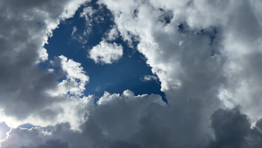 Thick clouds in the sky