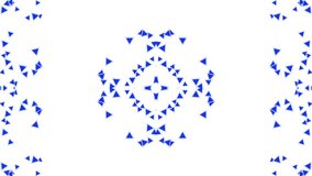 china blue and white porcelain pattern,east triangle fancy texture. - Powered by Shutterstock - Get 15% off with code: PIKWIZARD15