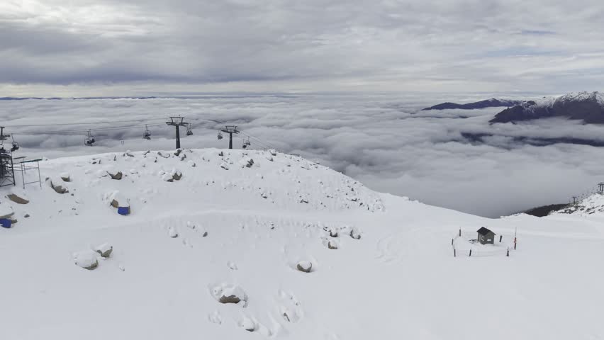 snow-capped mountains, 2,000 meters above sea level