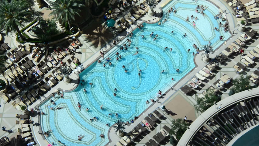 Hotel Pool in Las Vegas  Circa June 2013 | Shutterstock HD Video #4134739