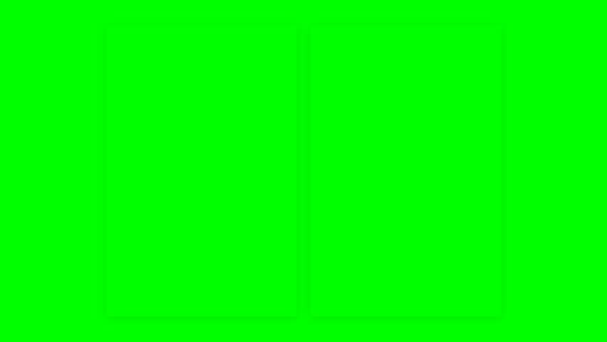 blinking eyes animated icon round eyes blinking and glancing right and left looping green screen 