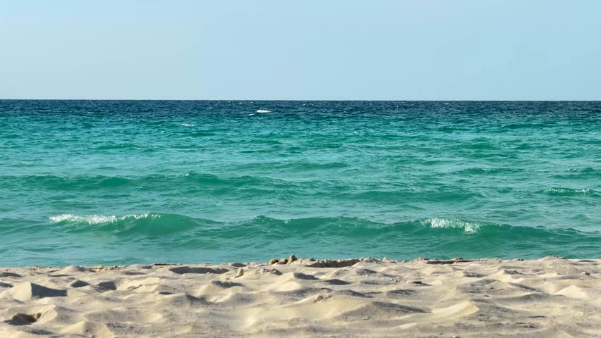 Beach view in Cuba, horizontal