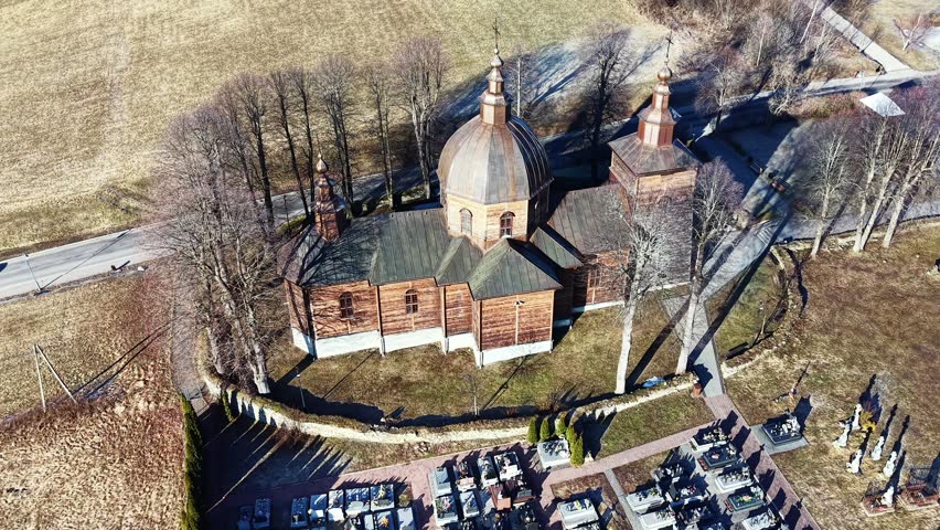 old church in a peaceful rural setting