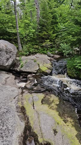 A beautiful waterfall in Halifax Novascotia 