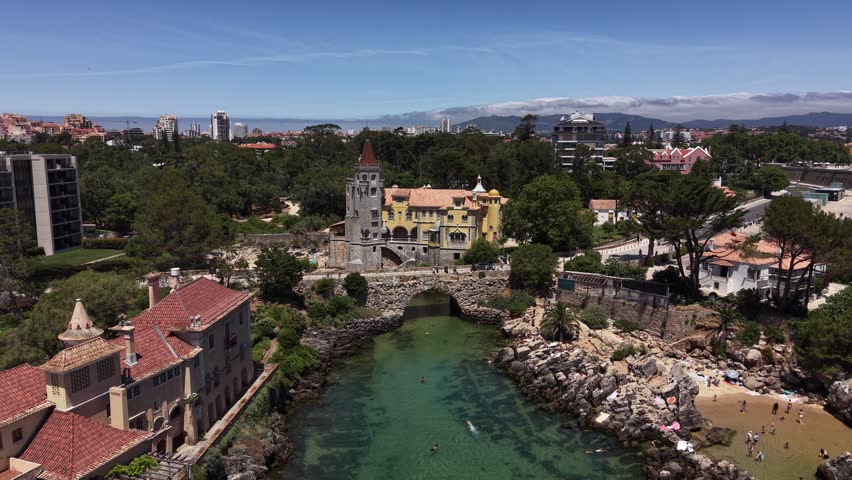 Aerial View of Cascais Portugal