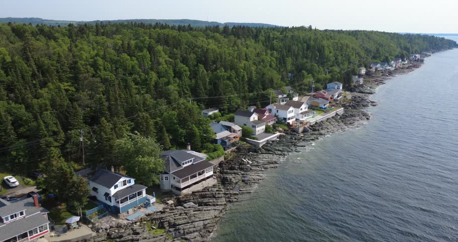 Aerial perspective of one of Quebec