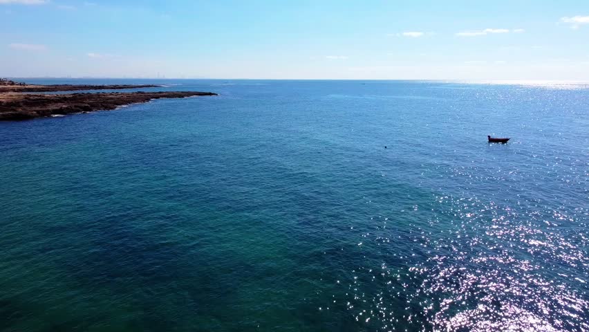 Panoramic Aerial View of French Beach Coastal Beauty Karachi Pakistan