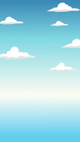 Flat vector animation of Singapore landmarks with a boat moving across the river water.