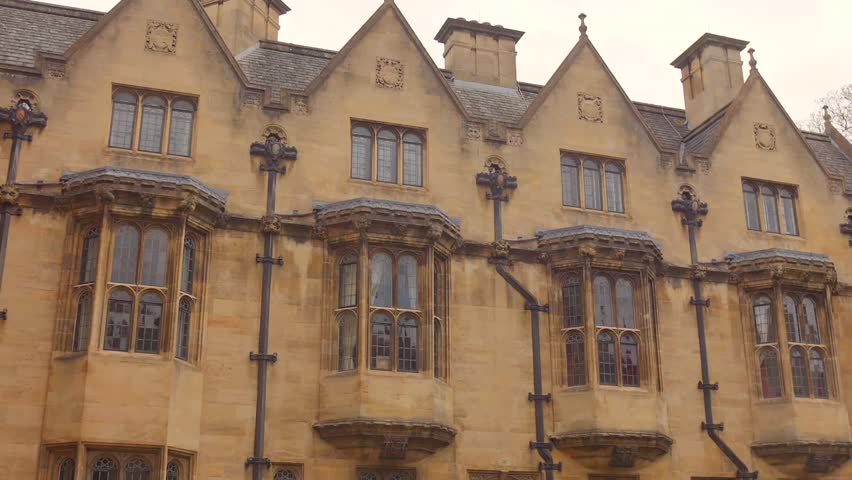Scenic view of Meadow Building, Christ Church College, Oxford University, United Kingdom