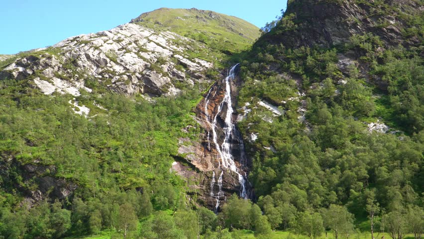 Scotland highlands glen nevis, Steall Waterfall