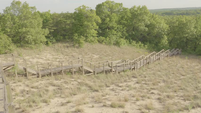 Scenic landscapes at Indiana Dunes National Park