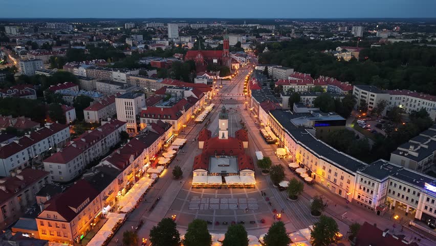 Town Hall in Bialystok, Poland
