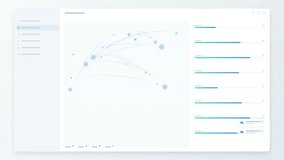 Professional user interface displaying interactive financial data visualization with animated line graphs and statistical analytical metrics. - Powered by Shutterstock - Get 15% off with code: PIKWIZARD15