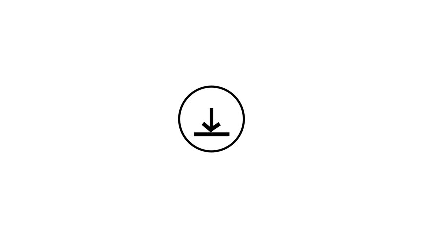 Download icon vector. Install symbol. Logo download illustration. Flat design style on white background.