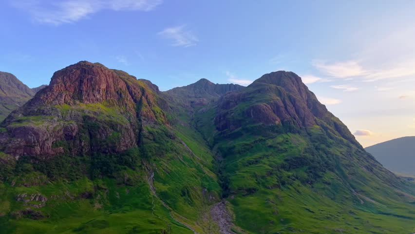 Glencoe mountain in the Scottish Highlands