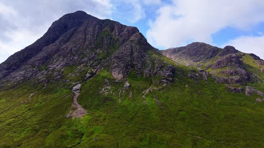 Glencoe mountain in the Scottish Highlands