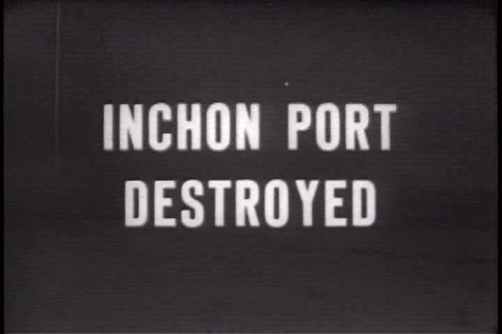 1950s - A film about the Korean War - footage of American soldiers evacuating Inchon