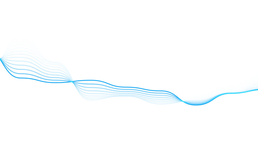 Abstract Blue Wave animation Background with Flowing Curved Lines Vector Illustration for Modern Business Banner Web Wallpaper and Elegant Water Inspired Design