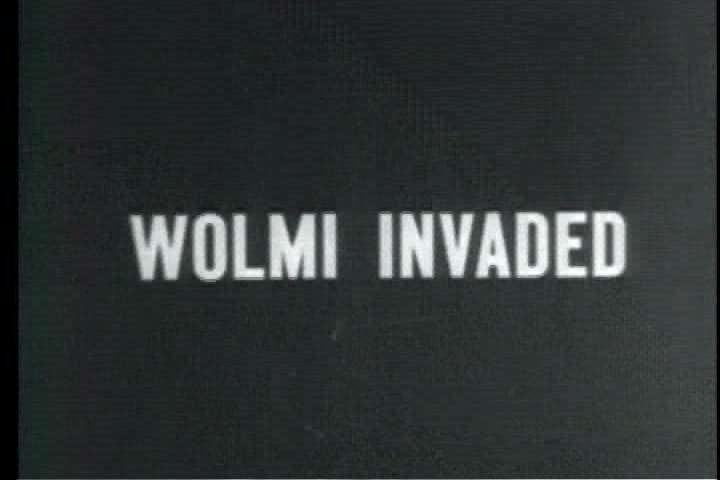 1950s - A film about the Korean War - footage of American gunships firing on a target