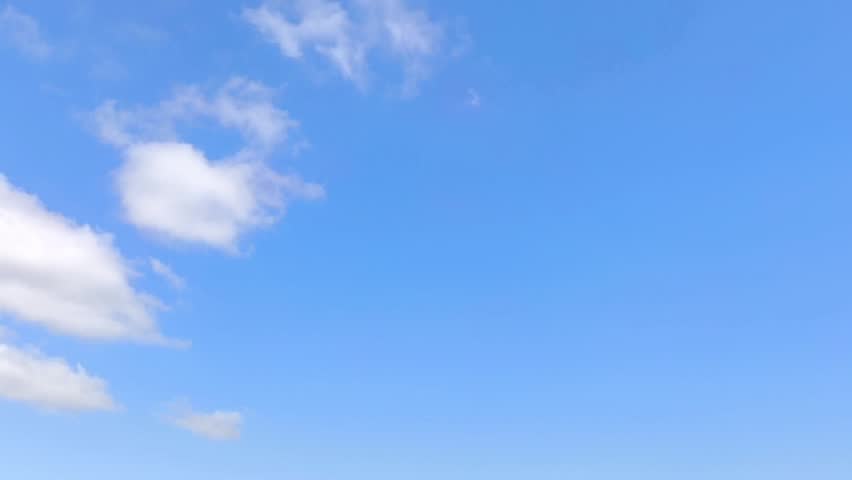 Landscape of curious clouds moving in afternoon
