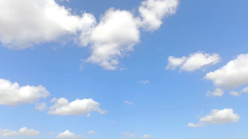 Beautiful landscape of sky with clouds in afternoon
