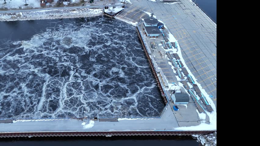 Birdseye Frozen Algoma WI Aerial