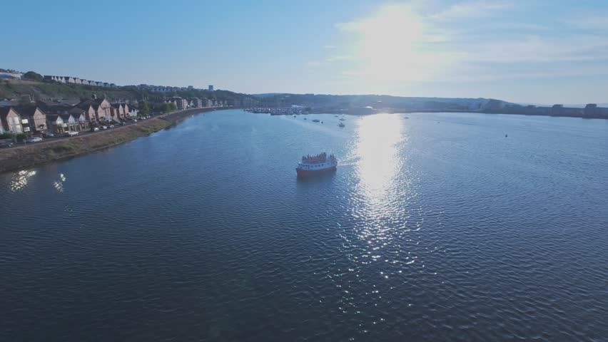 Drone Footage over Cardiff Bay