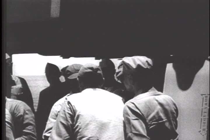 1940s - A film about China and the U.S. military in the Pacific during World War II - footage of a gunship firing