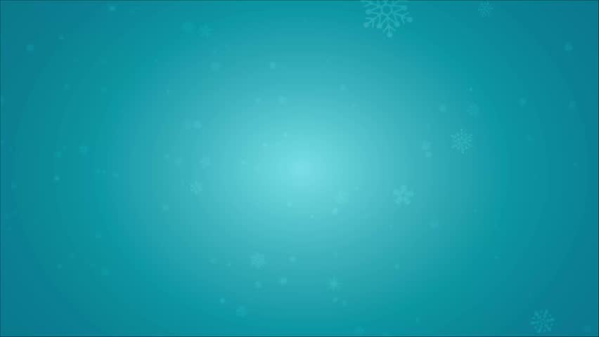 Winter Wonderland Scene Featuring Snowflakes Hanging Ornaments Pine Trees And Festive Decorations Against Blue Sky Background