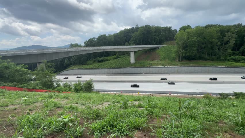 Blue Ridge Parkway Bridge Over Interstate 26 in Skyland, North Carolina