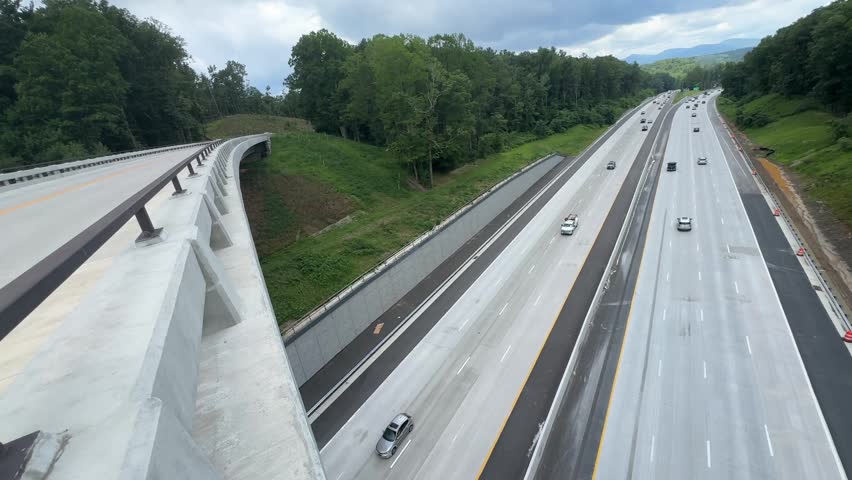 Blue Ridge Parkway Bridge Over Interstate 26 in Skyland, North Carolina