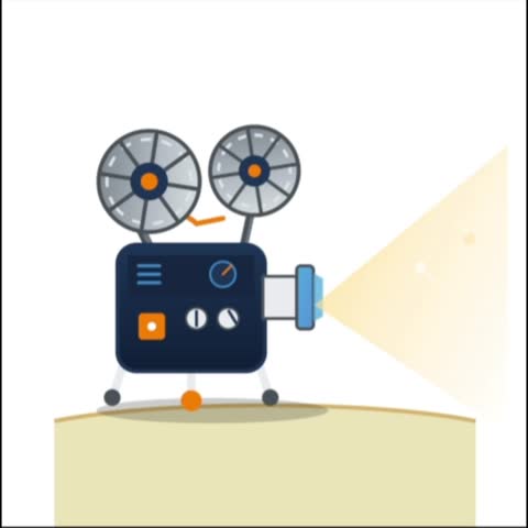 Vintage Retro Movie Projector Playing Outer Space Film Flat Vector IllustrationDescription:Nostalgic flat vector illustration of a vintage cinema projector with rotating film reels standing on a wooden bench. The antique movie machine projects a light beam onto a round screen, displaying a sci-fi outer space scene with a rocket ship, Saturn planet, crescent moon, and stars. Perfect for film festival banners, cinematography history content, retro entertainment blogs, classroom astronomy lessons, movie theater branding, and childhood nostalgia graphic assets.