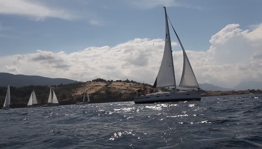 Sailing regatta in Greece