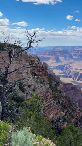 Aerial top view of Grand Canyon, Arizona, USA