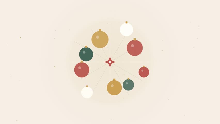 Minimalist Stylized Ferris Wheel Illustration. Flat design vector illustration of a colorful Ferris wheel with geometric shapes on a neutral background.