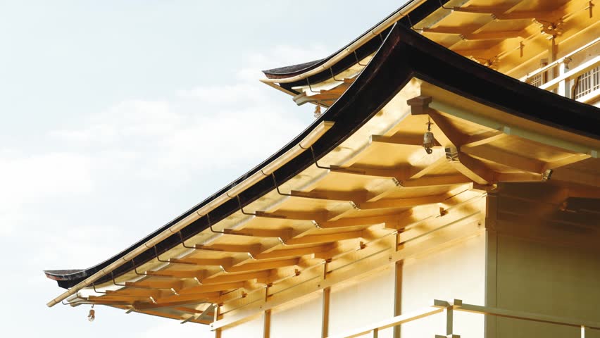 UNESCO World Heritage Site The Famous Golden Kinkakuji Temple in Kyoto Japan