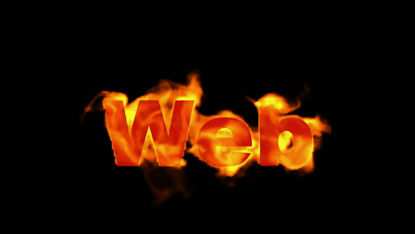 webburning-internet-word-stock-footage-video-100-royalty-free