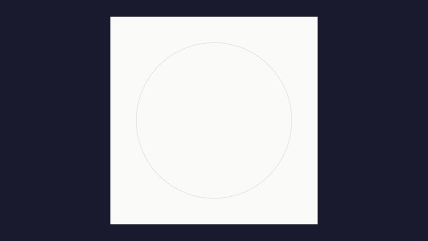 Vintage Camera Icon Zooming In on Clean White Background Loop