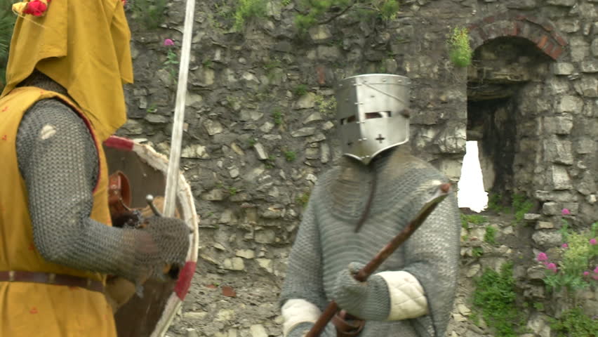 Fighting medieval knights