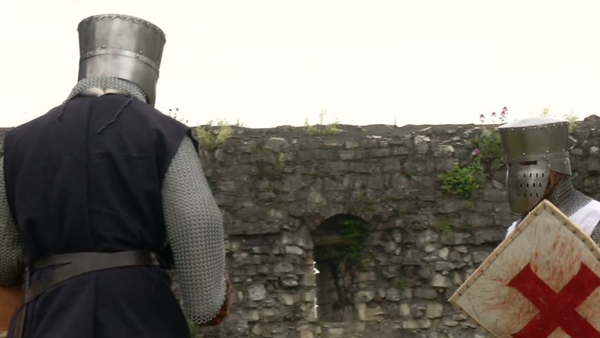 Fighting medieval knights