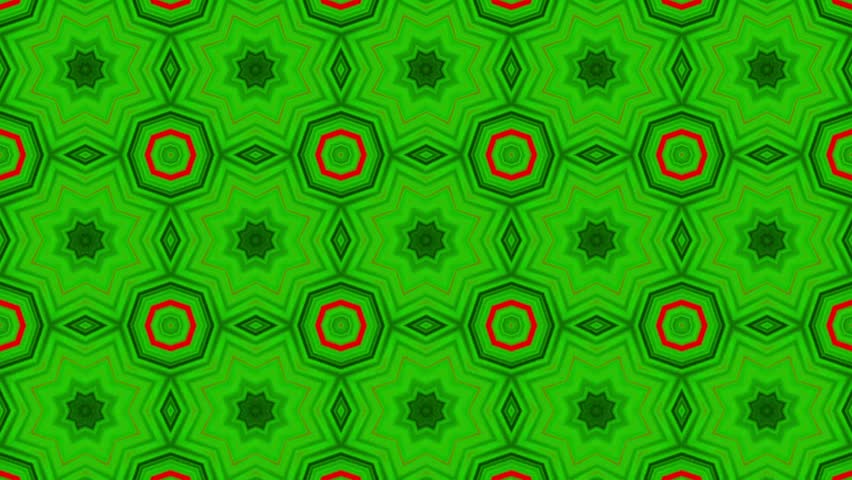 Colorful Flower Geometric Shapes Motion Graphics Cartoon Abstract Background