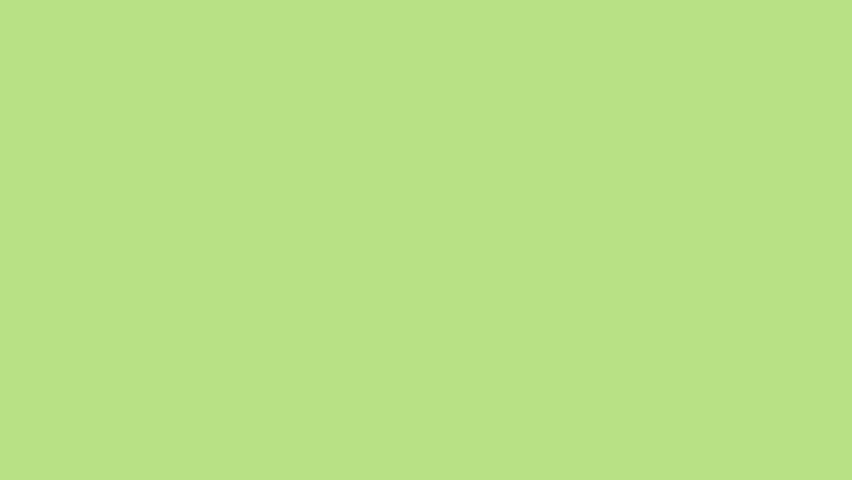 Animated cute cat grooming itself, playful motion, sitting on soft ground, green background, adorable pet footage, simple cartoon animation.