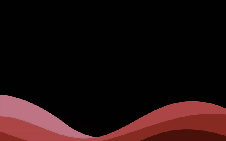 Layered pink, rose, and burgundy wave bands sweep upward on a transparent background, creating a smooth reveal transition overlay for titles, presentations, branding, social media edits, and modern motion graphics.
