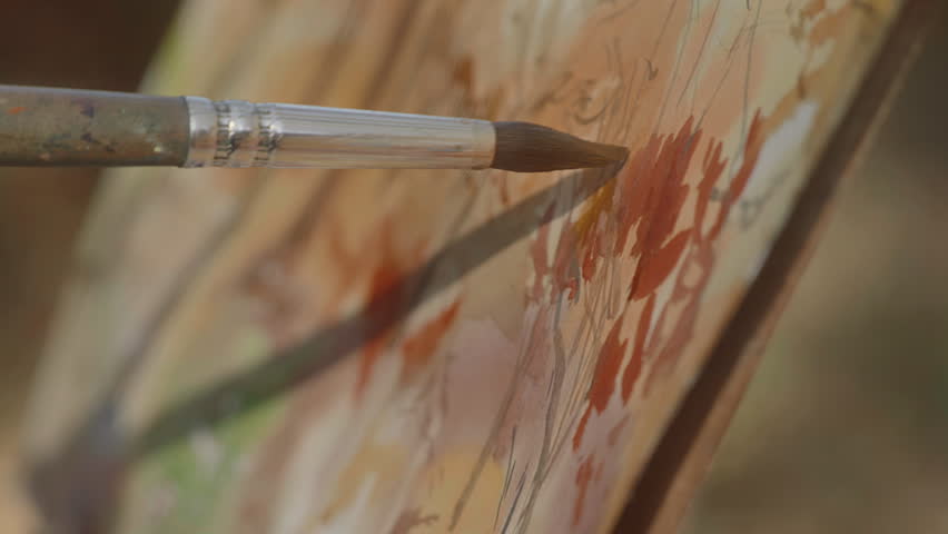 Close-up, artist
