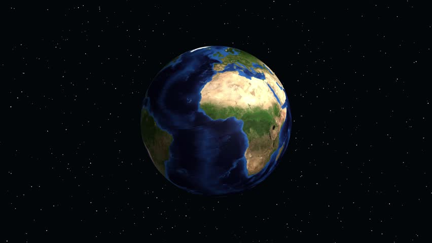 Digital globe rotates and zooms into San Jose, California, displaying city name and population
