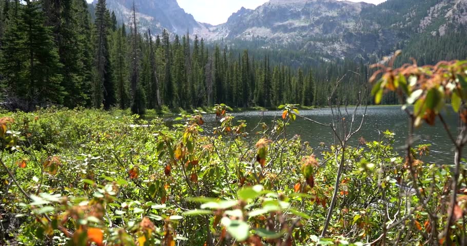 Idaho Sawtooth Mountains alpine landscape