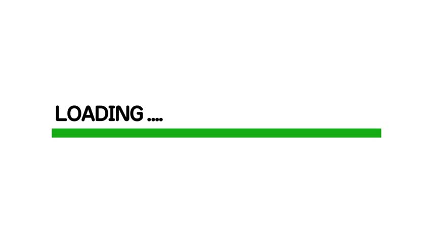 Stock vector illustration depicting a progress bar in the process of loading. 