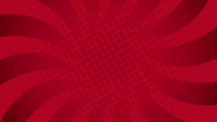 Red Pop Art Spiral Motion