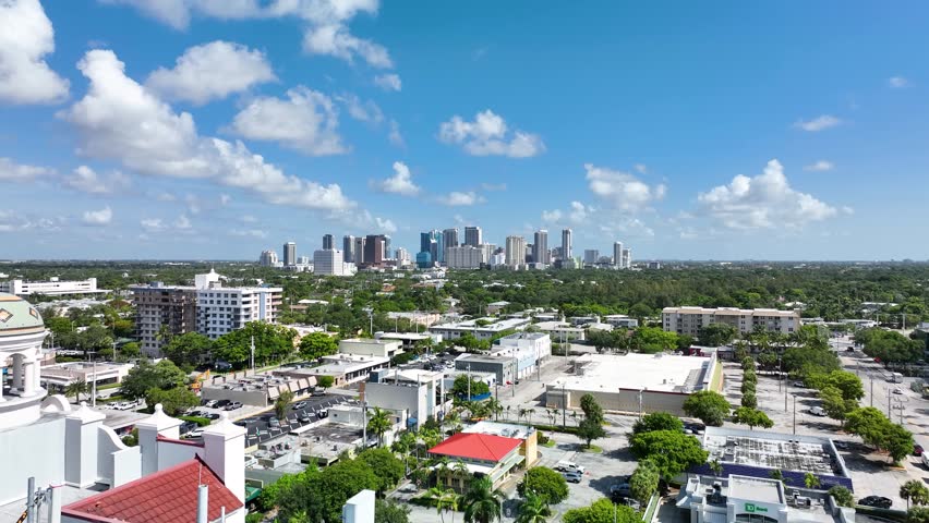 Aerial View of Ft. Lauderdale City, FL