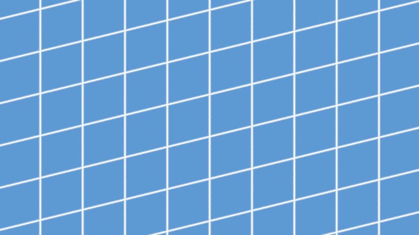 A school-themed background featuring a chalkboard, notebook, pencil, and watercolor palette on a blue grid surface. Ideal for educational presentations.